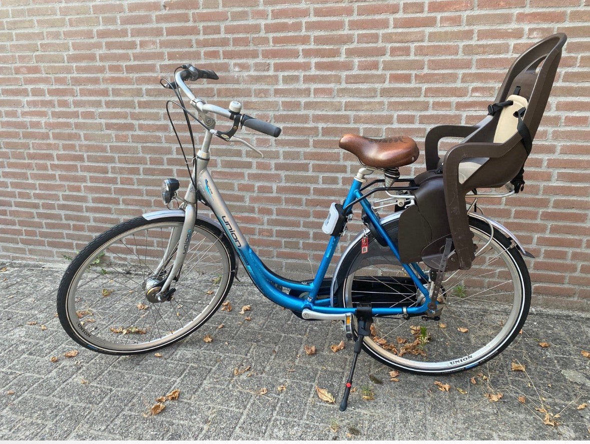 UNION fiets met kinderzitje, Ophalen, 1 zitje, Gebruikt, Overige merken