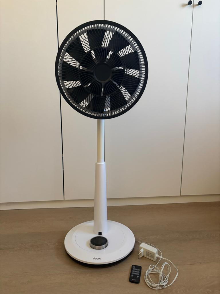 Duux Whisper Flex Smart Ventilator met Afstandsbediening, Witgoed en Apparatuur, Ventilatoren, Zo goed als nieuw, Statiefventilator