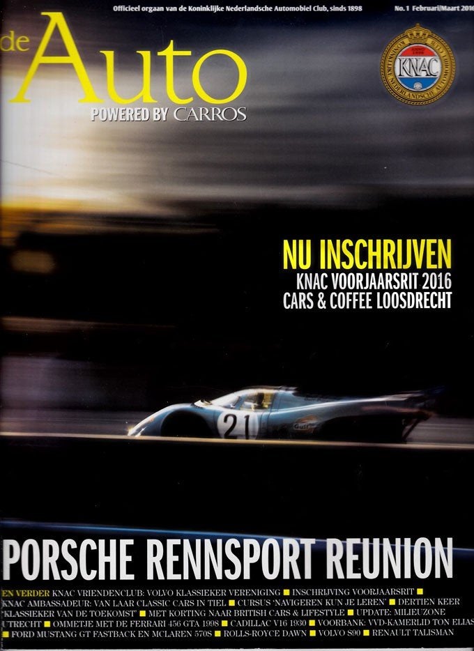 De Auto 1 2016 : Ford Mustang GT - Fiat Abarth 695 Biposto, Ophalen of Verzenden, Gelezen, Algemeen
