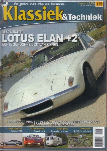 Klassiek & Techniek 125 2008 : Porsche 928 - Lotus Elan +2, Ophalen of Verzenden, Gelezen, Algemeen