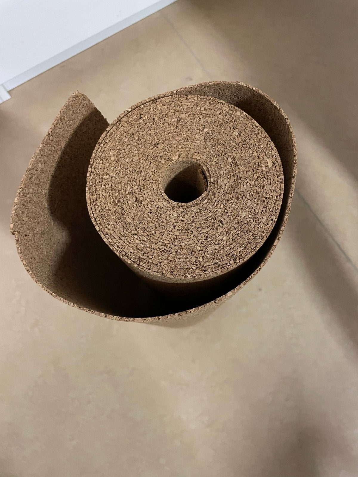 Isolatiekurk op rol - 2mm dik, 50cm breed (restant), Minder dan 4 cm, Overige materialen, Gebruikt, Ophalen of Verzenden