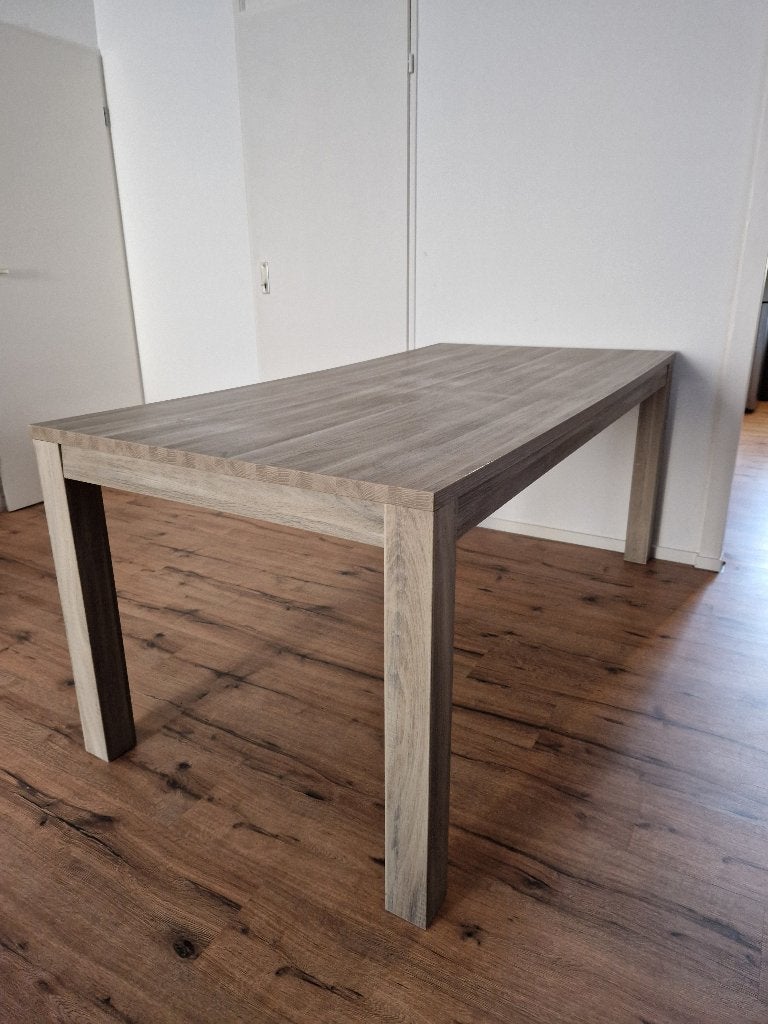 Eettafel, Huis en Inrichting, Tafels | Eettafels, Ophalen, Gebruikt, Grenen, 50 tot 100 cm