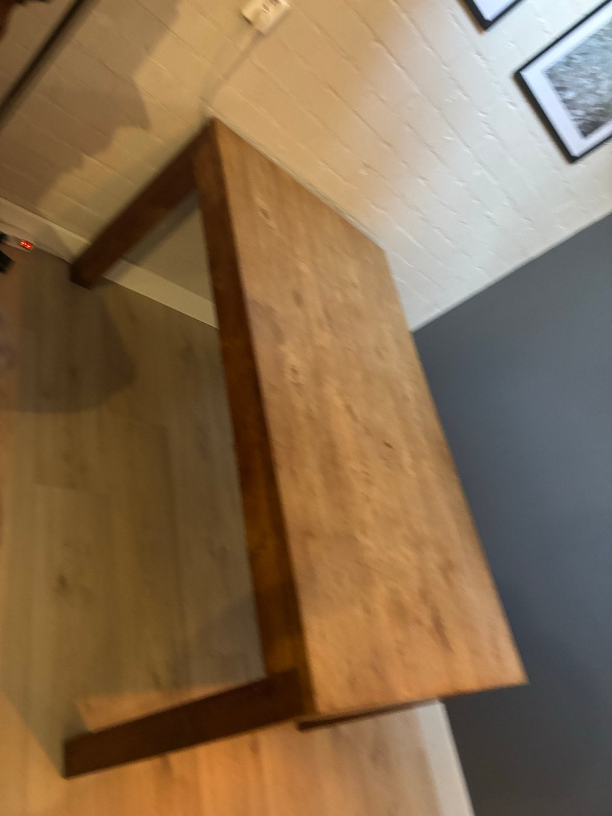 Houten eettafel 160x90x80, Gebruikt, 150 tot 200 cm, Vier personen, Rechthoekig