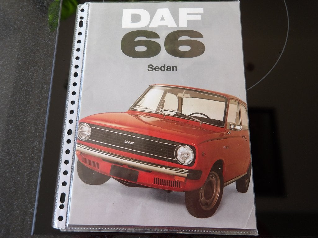 DAF 66 Sedan Brochure - Origineel, Gelezen, Ophalen of Verzenden, Overige merken, DAF