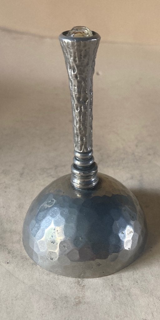 Vintage Tafelbelletje met Hoge, Heldere Klank (Zilver?), Ophalen of Verzenden