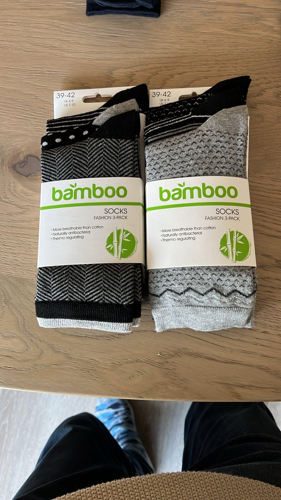 Bamboe sokken bundel (3 paar) - maten 35/38 en 39/42, Sokken en Kniesokken, 7471DW, Jaap textielshop, Maat 35 t/m 38