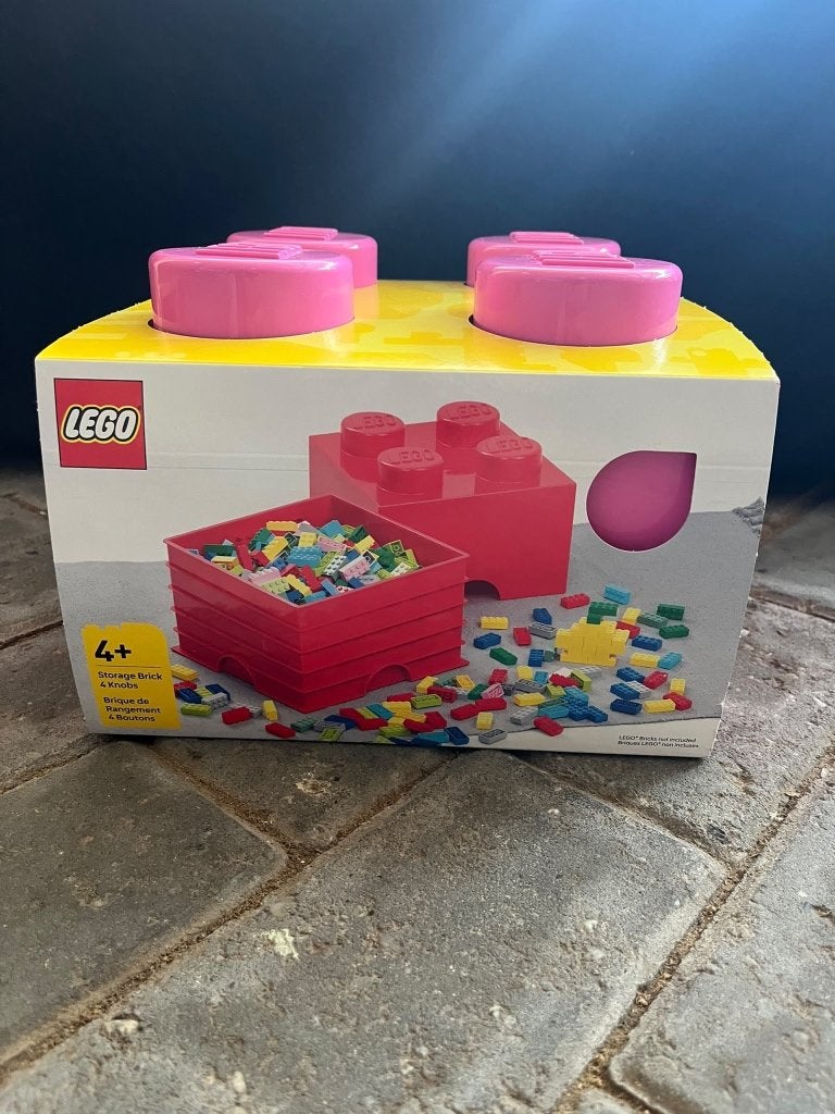Lego - Opbergbox Brick 4 Polypropyleen - Roze | Van €26, nu, Lego, Lego, Nieuw, Ophalen of Verzenden