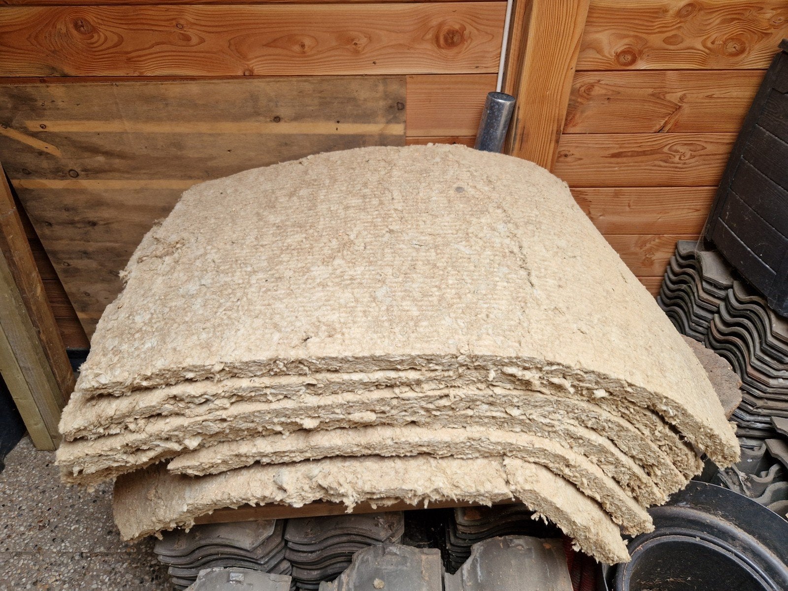 Rockwool steenwol isolatie 60x120x4,5 cm, Ophalen, 4 tot 8 cm, Gebruikt, Vloerisolatie