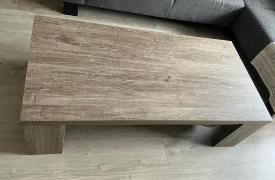 Complete meubelset: eettafel, dressoir, salontafel, tv-meube, Ophalen of Verzenden, Zo goed als nieuw, Rechthoekig, Minder dan 50 cm