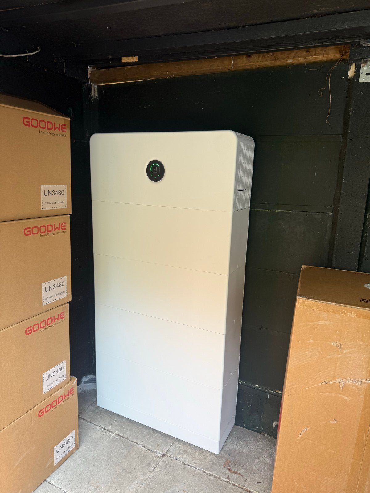 Thuisbatterij, Zonnepanelen, Airco & Elektra Installateur, Doe-het-zelf en Verbouw, Ophalen, Nieuw, Compleet systeem, 200 wattpiek of meer