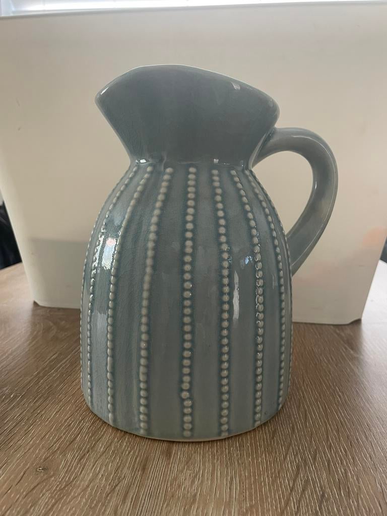 Blauwe kan, Blauw, Ophalen of Verzenden, Minder dan 50 cm, Glas