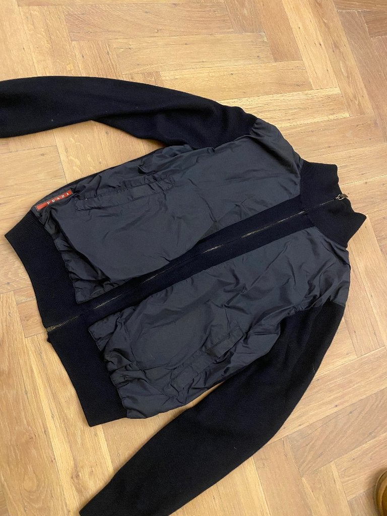 Prada vest maat 48 (valt als XS), Ophalen of Verzenden, Zo goed als nieuw, Maat 46 (S) of kleiner, Zwart