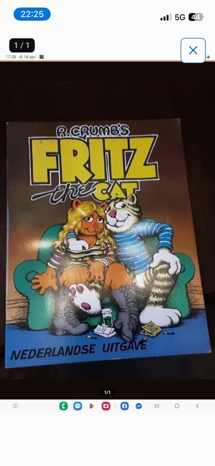 R. Crumb's Fritz the Cat, Boeken, Stripboeken, Eén stripboek, Ophalen of Verzenden, Gelezen