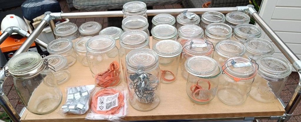 Diverse Inmaak glazen/ Weckpotten, Ophalen, Zo goed als nieuw, Overige merken, Glas