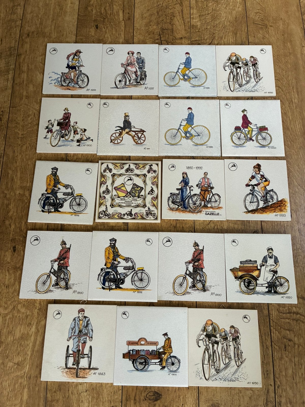 Gazelle fiets wandtegels, Ophalen, Zo goed als nieuw