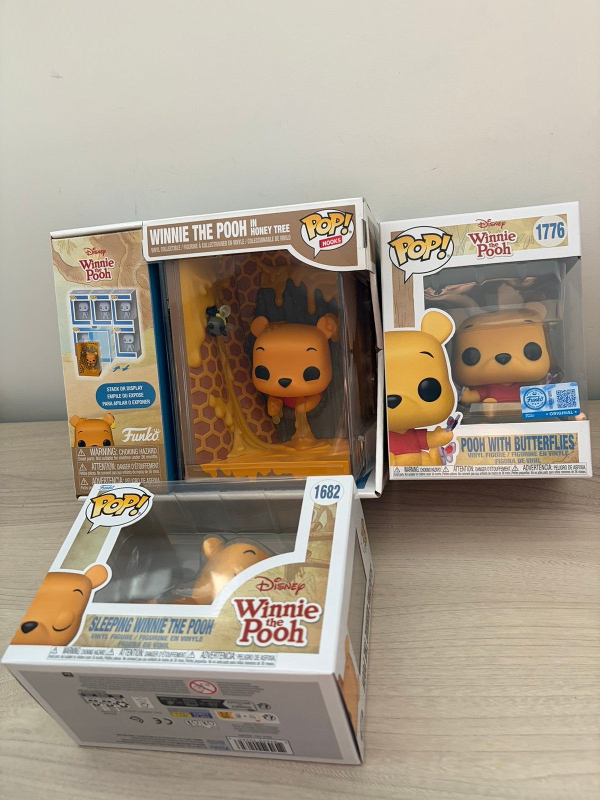Funko Pop Winnie Pooh Bundle 3 Honey Nook 1682 1776 Disney, Verzamelen, Funko Europe, Ophalen of Verzenden, Zo goed als nieuw