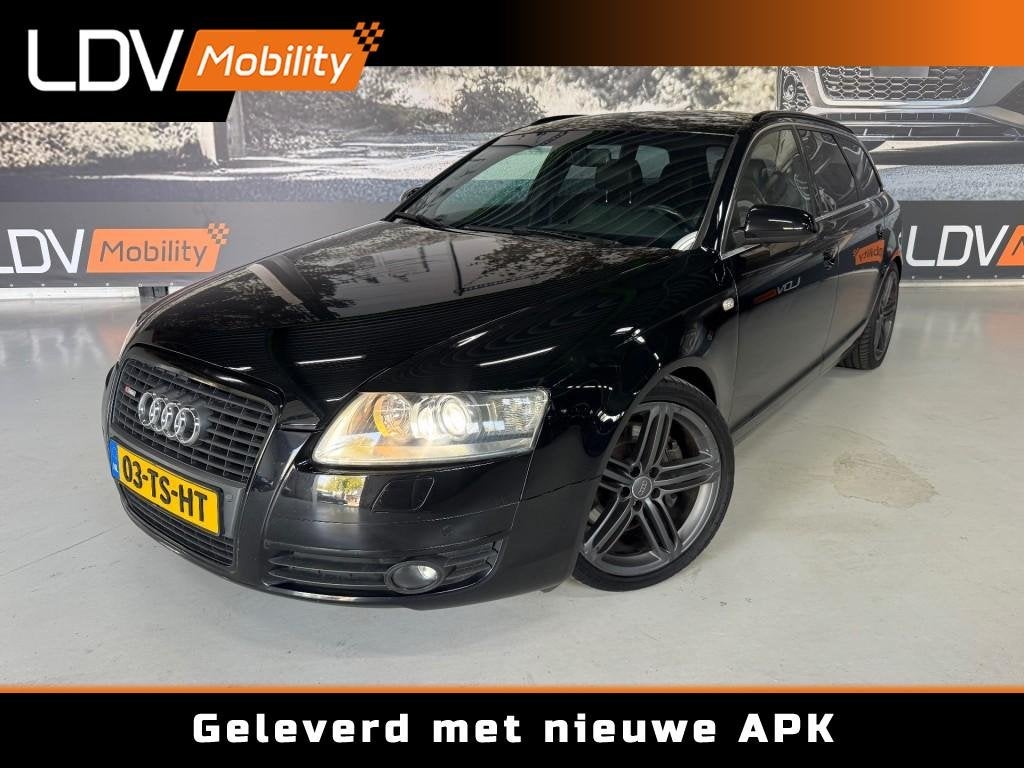 Audi A6 3.2 FSI Quattro PRO LINE / S-line / 6-cilinder / Afn, Automaat, Gebruikt, 1715 kg, Zwart