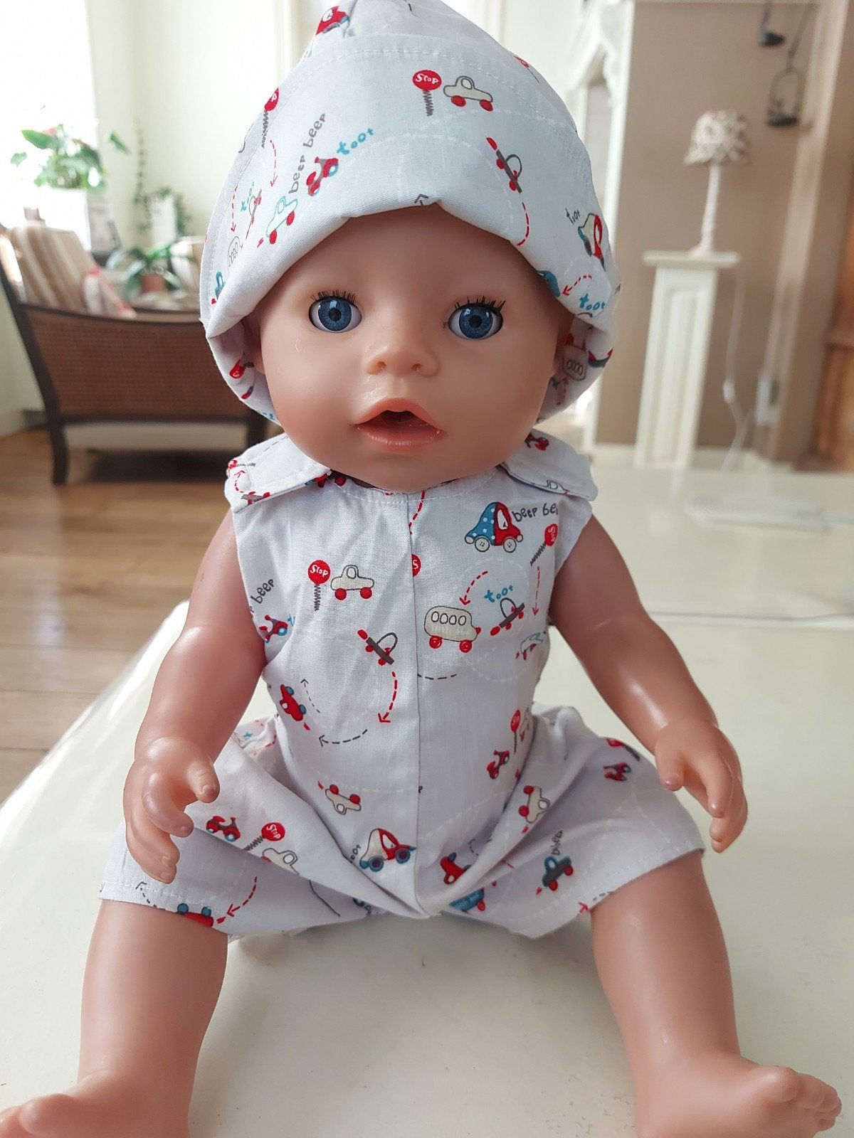 leuk auto set  jongens baby born pop 43cm, Ophalen of Verzenden, Nieuw, Jongetje