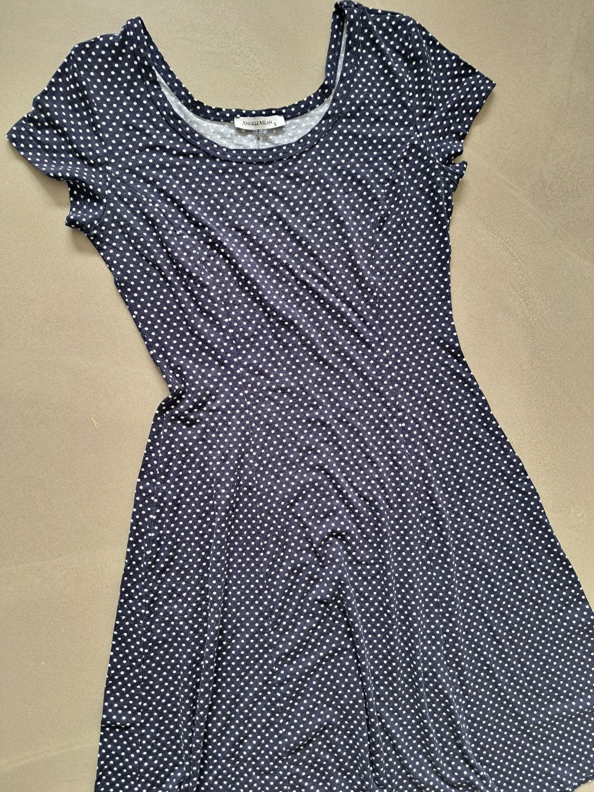 Angelle Milan jurkje, Maat 38/40 (M), Angelle Milan, Blauw, Ophalen of Verzenden