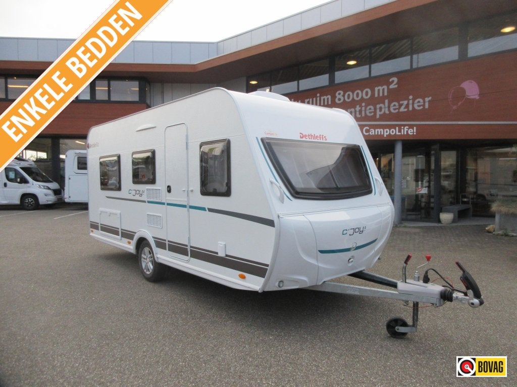 Dethleffs C'Joy Active 460 LE MET MOVER EN VOORTENT, Caravans en Kamperen, Dethleffs, Overige, 2 aparte bedden, Tot en met 3