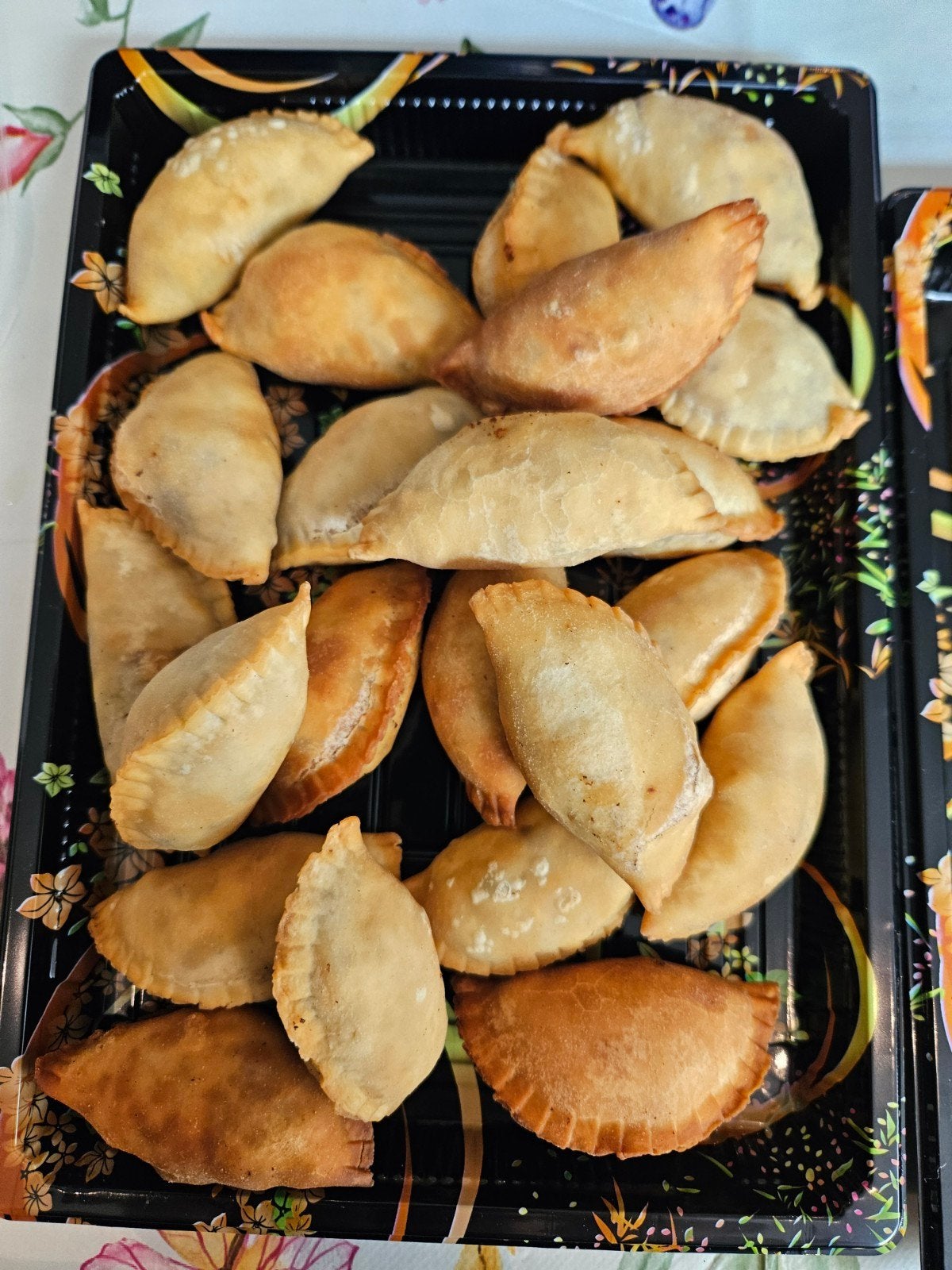 Indonesische hapjes, Ophalen