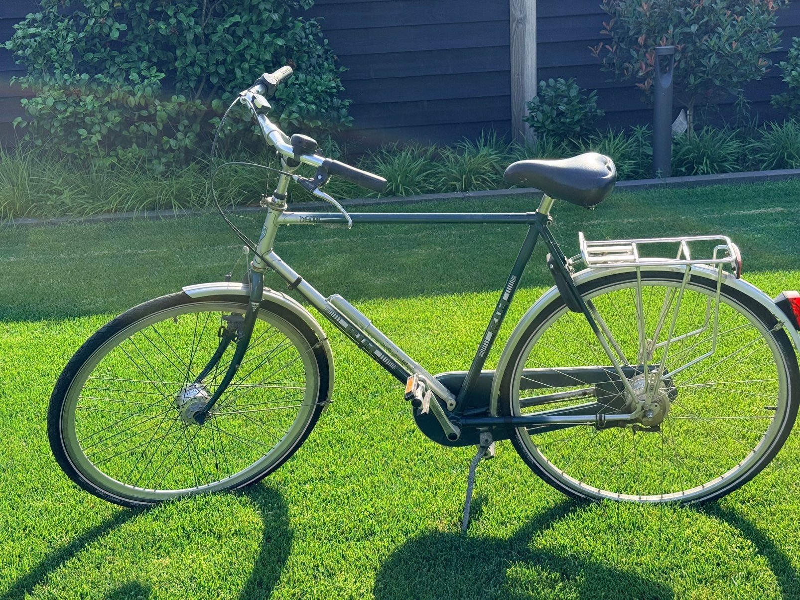 Rih delta herenfiets, Fietsen en Brommers, Gebruikt, Versnellingen, Trommelrem, Ophalen