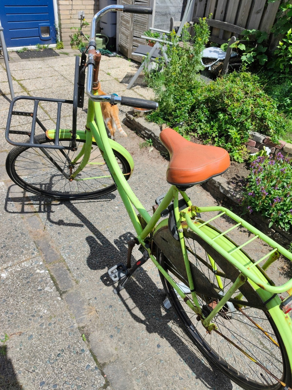 Stationsfiets, Fietsen en Brommers, Fietsen | Tandems, Ophalen, Gebruikt, 55 cm of meer, Minder dan 10 versnellingen