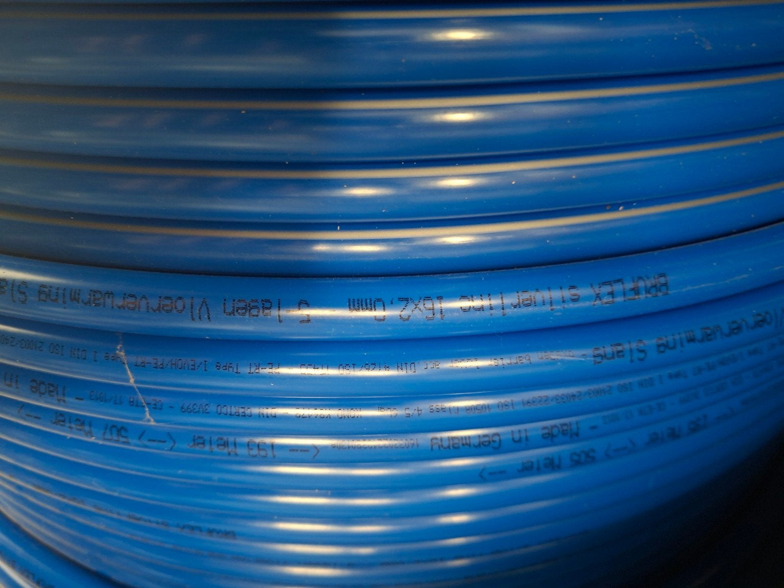 Vloerverwarmingsslangen, Bruflex silverline, 16x2mm, Ophalen, Overige materialen, Minder dan 20 mm, 6 meter of meer