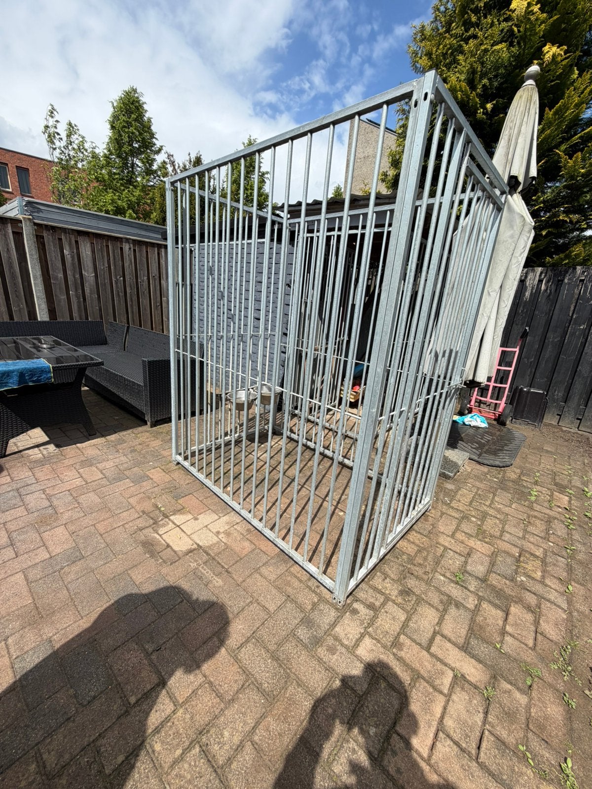 Honden kennel, Dieren en Toebehoren, Hondenhokken, Ophalen, Hondenkennel, 100 cm of meer, 110 cm of meer