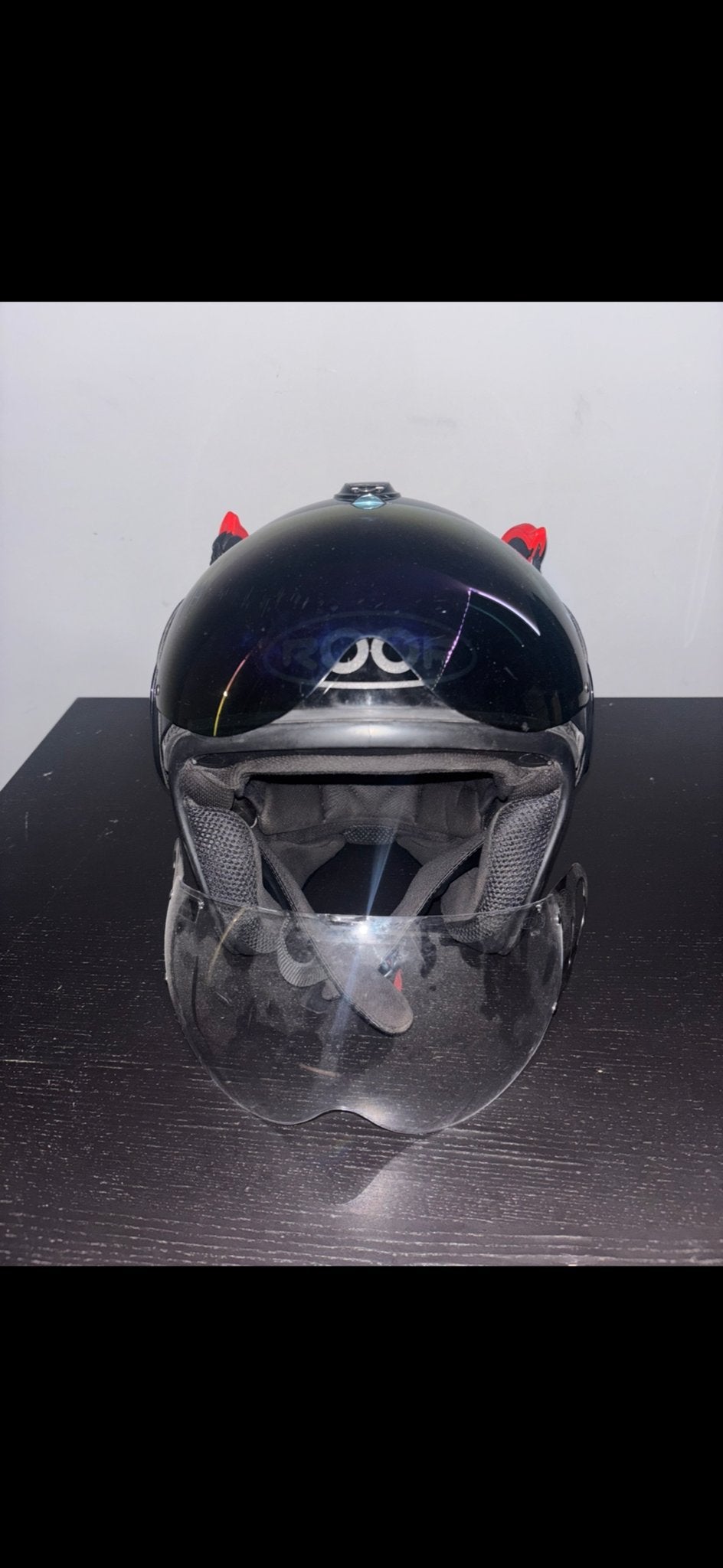 Roof Boxer V8 helm - Zwart - Maat L, Motoren, Overige merken, Systeemhelm, Heren, Ophalen of Verzenden