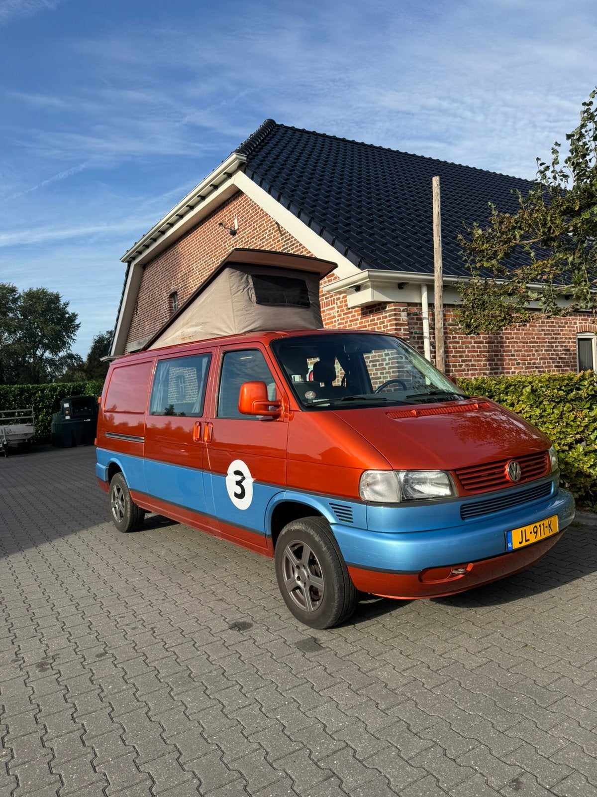 Volkswagen Transporter T4 Camper | Airco | Hefdak |Garantie, Buscamper of Camperbus, Volkswagen, Tot en met 2, Treinzit
