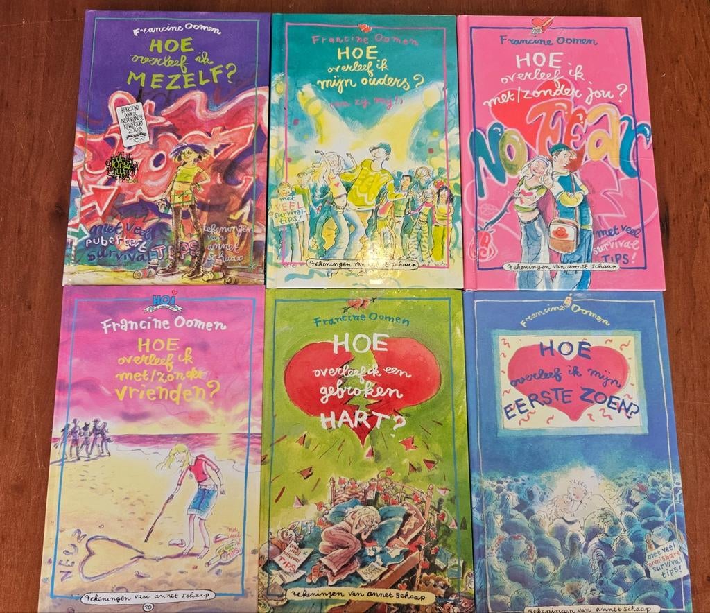 Hoe overleef ik… boeken set – Francine Oomen (6 delen) – com, Boeken, Ophalen of Verzenden, Gelezen