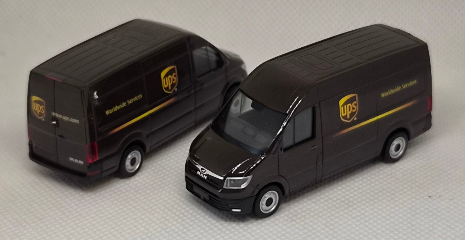 MAN TGE UPS, Hobby en Vrije tijd, Ophalen of Verzenden, Nieuw, Auto, Herpa