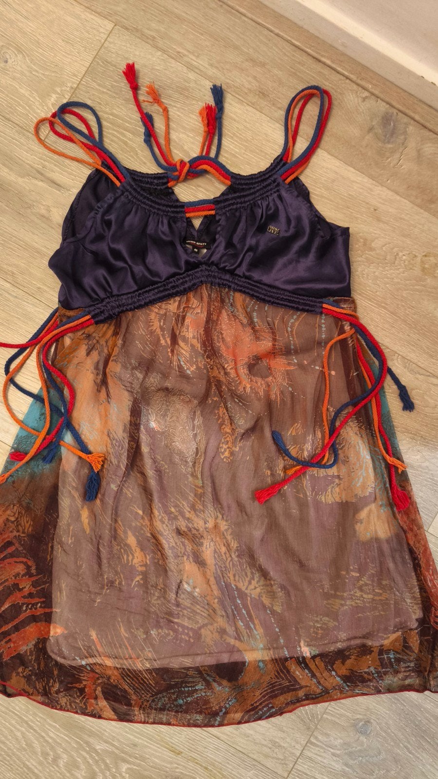 Miss Sixty Diamond jurk maat M, Maat 38/40 (M), Paars, Ophalen of Verzenden, Zo goed als nieuw