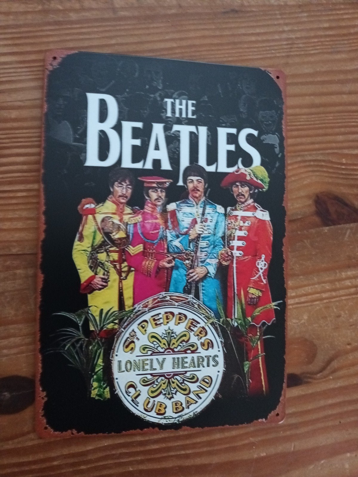 Beatles Sgt Pepper's Lonely Hearts Club Band metalen bor, Ophalen of Verzenden, Gebruikt