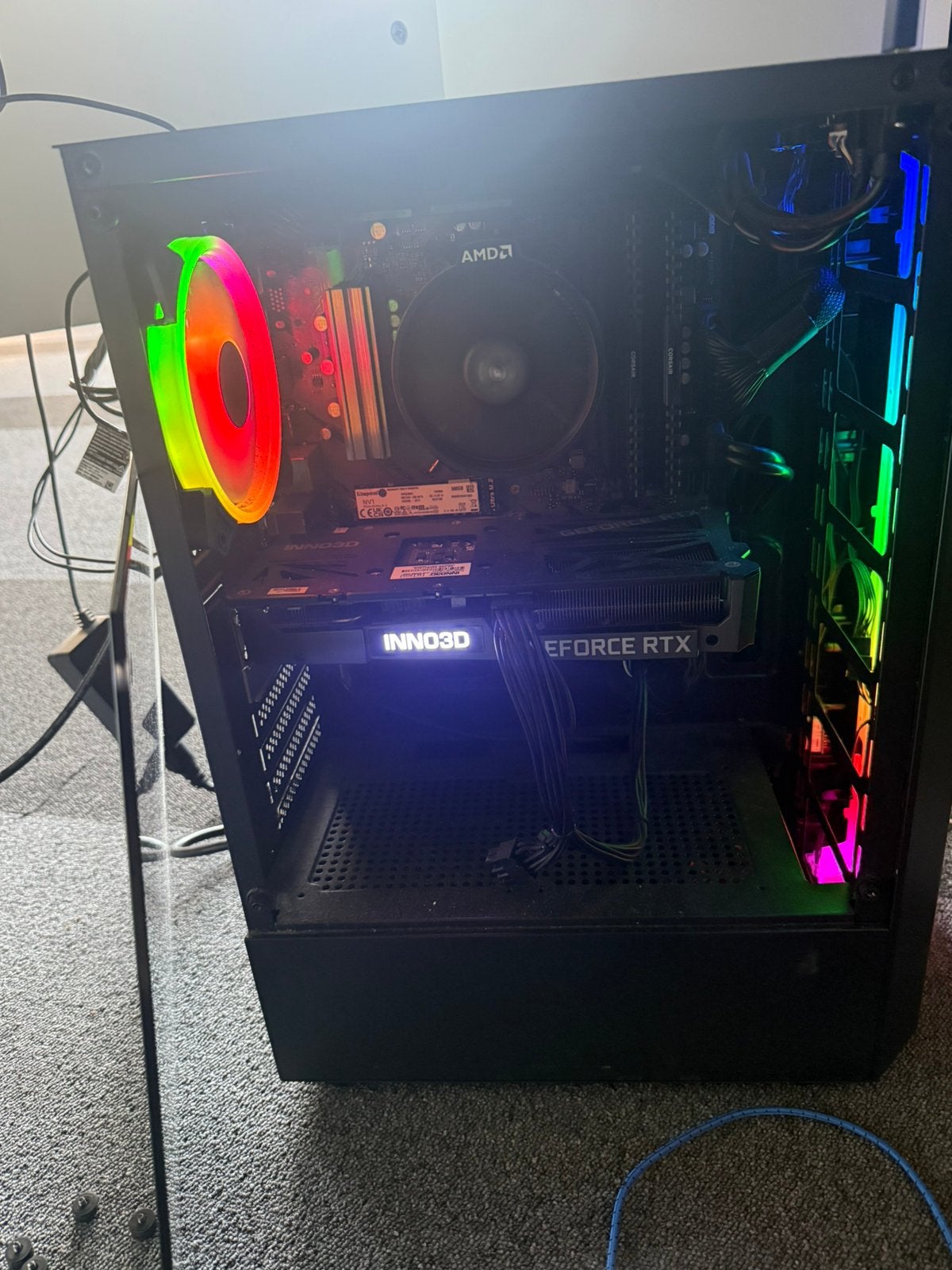 Gaming pc + monitor + controller, Spelcomputers en Games, Games | Pc, Overige genres, 1 speler, Ophalen of Verzenden, Zo goed als nieuw