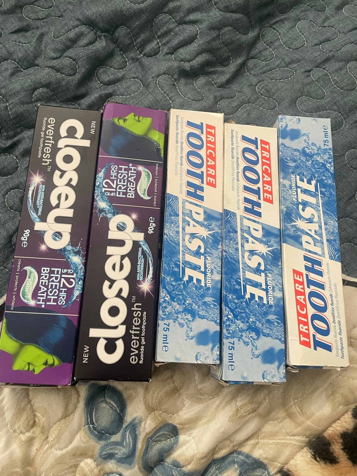 Tandpasta pakket: Closeup Everfresh & Tricare Fluoride, Ophalen of Verzenden, Nieuw, Tandpasta