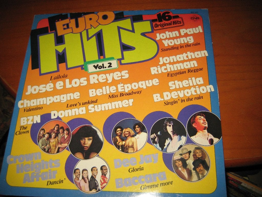 LP, Euro Hits, Vol. 2, Cd's en Dvd's, Ophalen of Verzenden, Zo goed als nieuw, LP