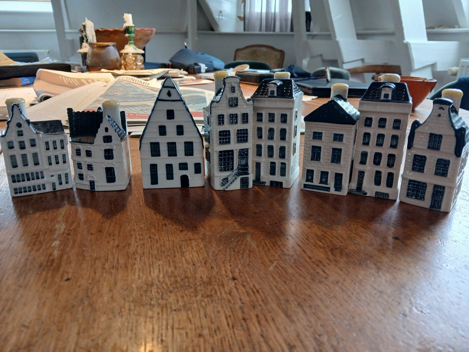 aangepaste prijs KLM BOLS Delfts Blauw Huisjes - Complete Se, Ophalen
