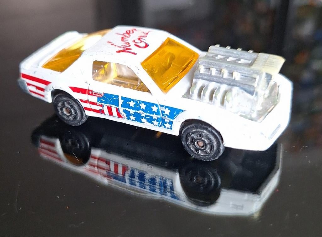 Majorette  Pontiac "stars and stripes" uitvoering, Ophalen of Verzenden, Gebruikt, Auto