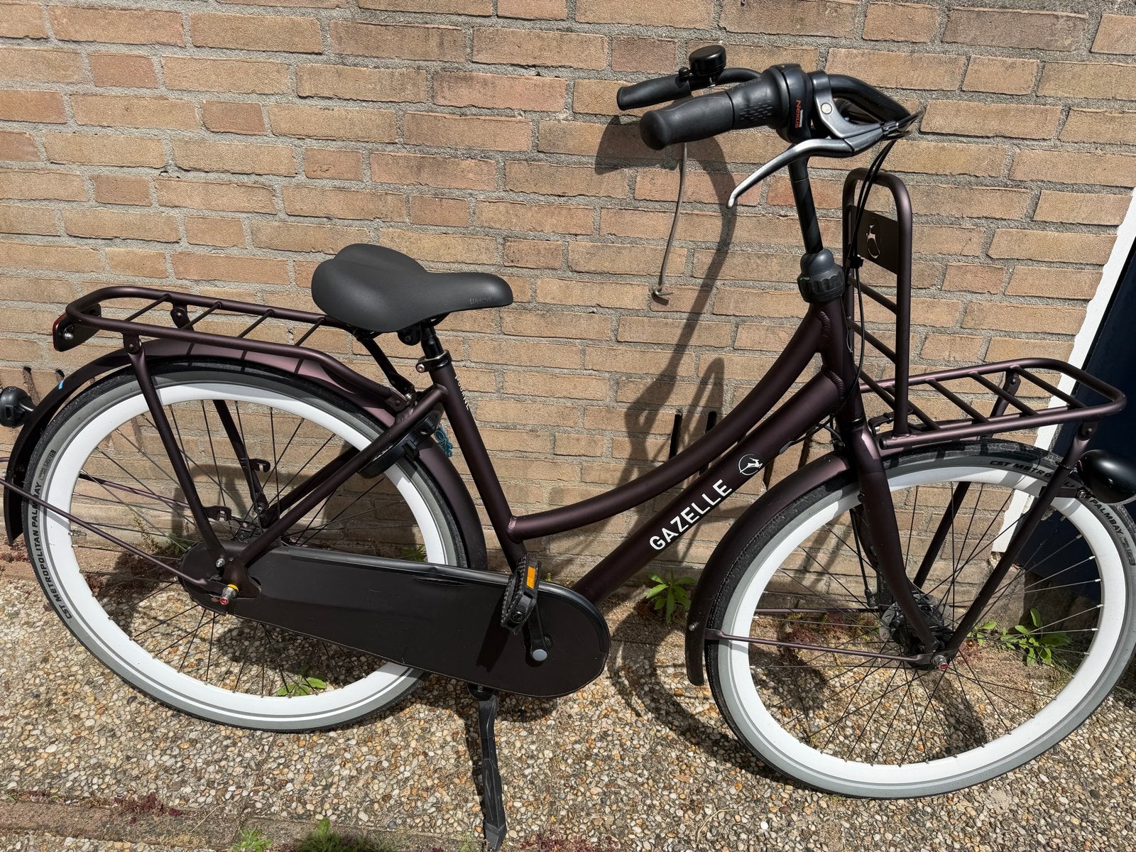 Gazelle PuurNL T7 Midnight 2024 - Zo goed als nieuw, Ophalen, Terugtraprem, 47 tot 50 cm, Versnellingen