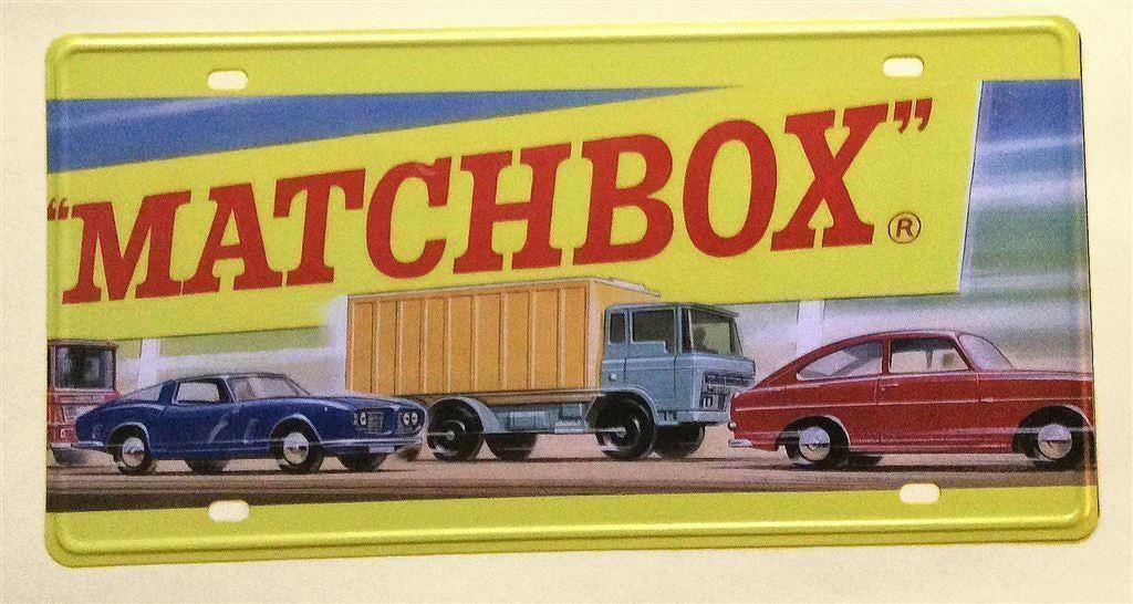 MATCHBOX Autos Metalen Nummerbord Wandbord Reclamebord, Verzenden, Nieuw