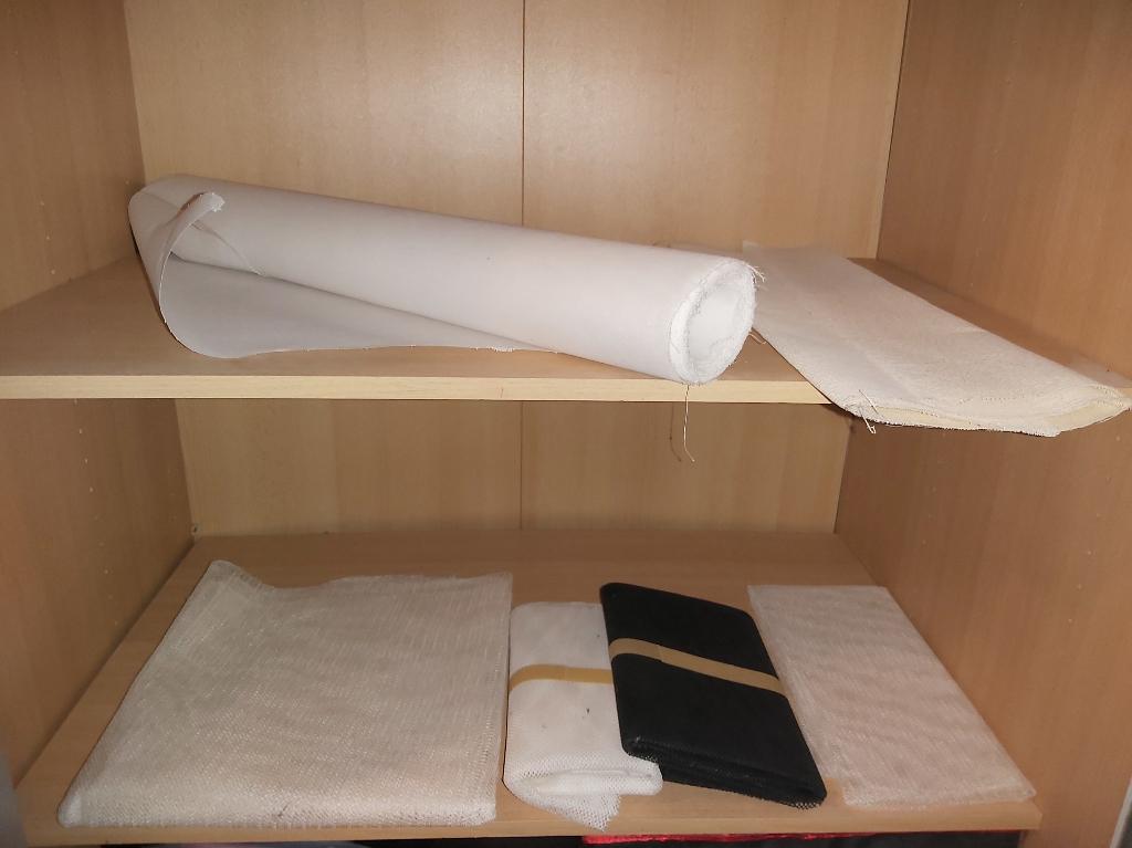 Div versteviging buckram backing liner etamine quilt kleding, Overige materialen, Nieuw, Ophalen of Verzenden, 30 tot 120 cm