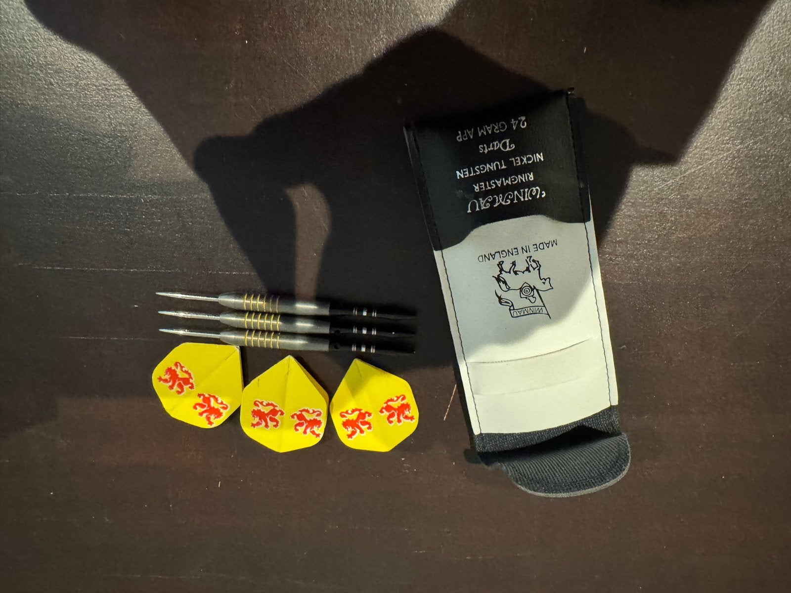 Winmau Ringmaster Nickel Tungsten Darts 24 gram, Ophalen of Verzenden, Gebruikt, Pijlen