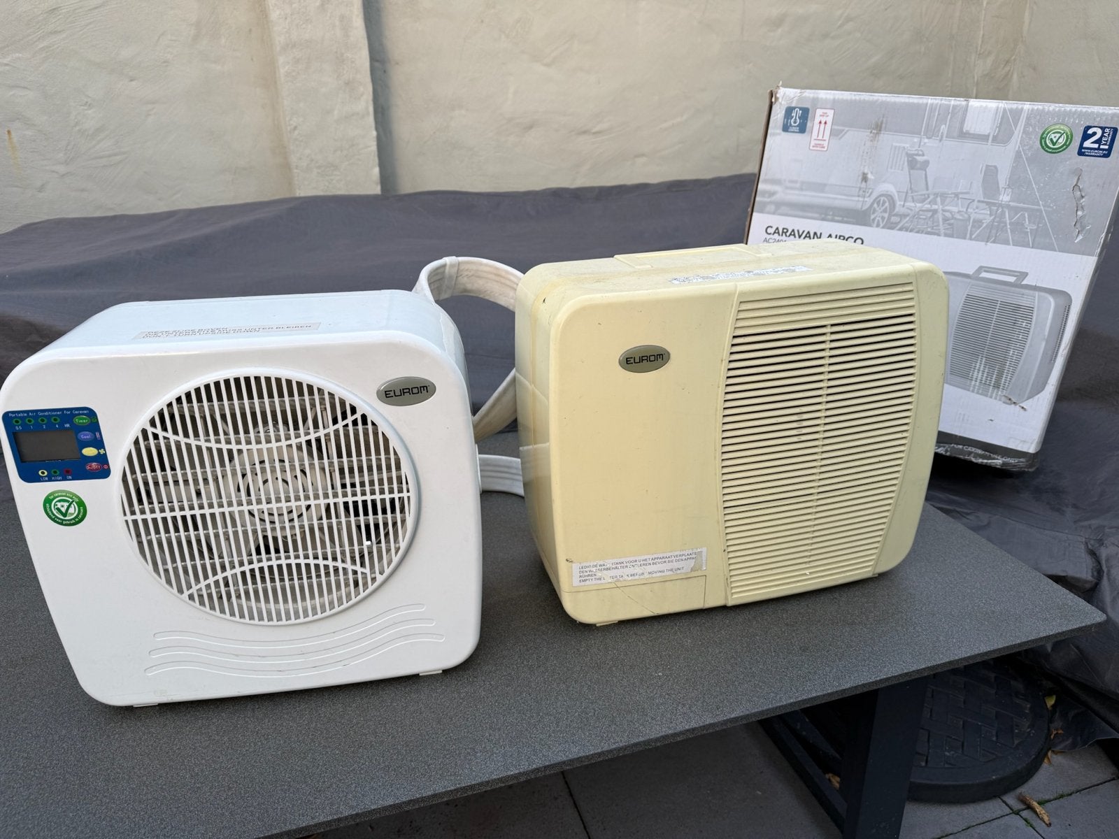 Eurom Caravan Airco AC2401 split airco, Ophalen of Verzenden, Gebruikt