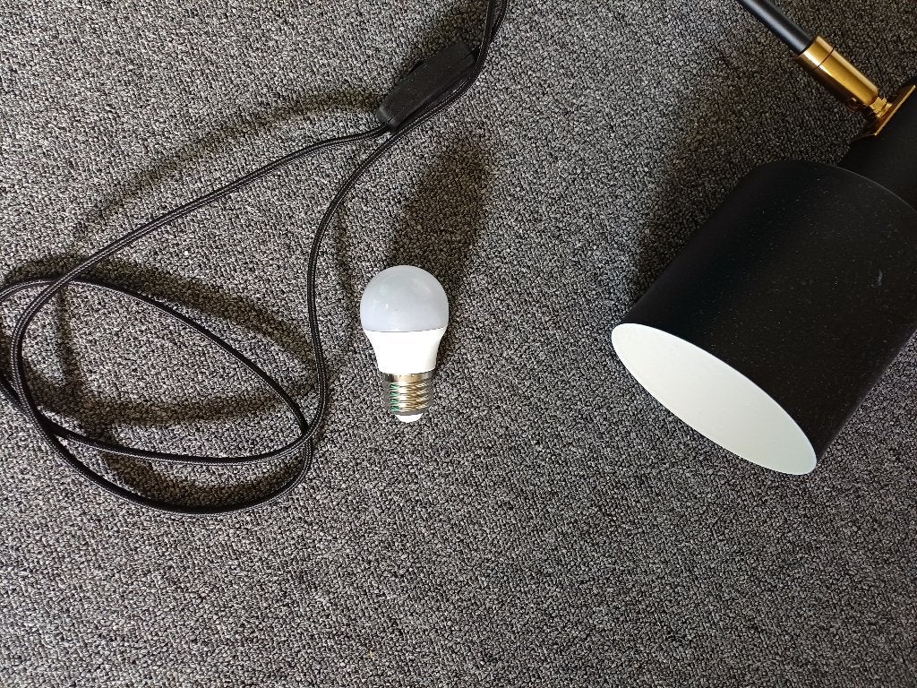 Wandlamp Nordin  Karwei, Ophalen, Zwart, E27 (groot), Zo goed als nieuw