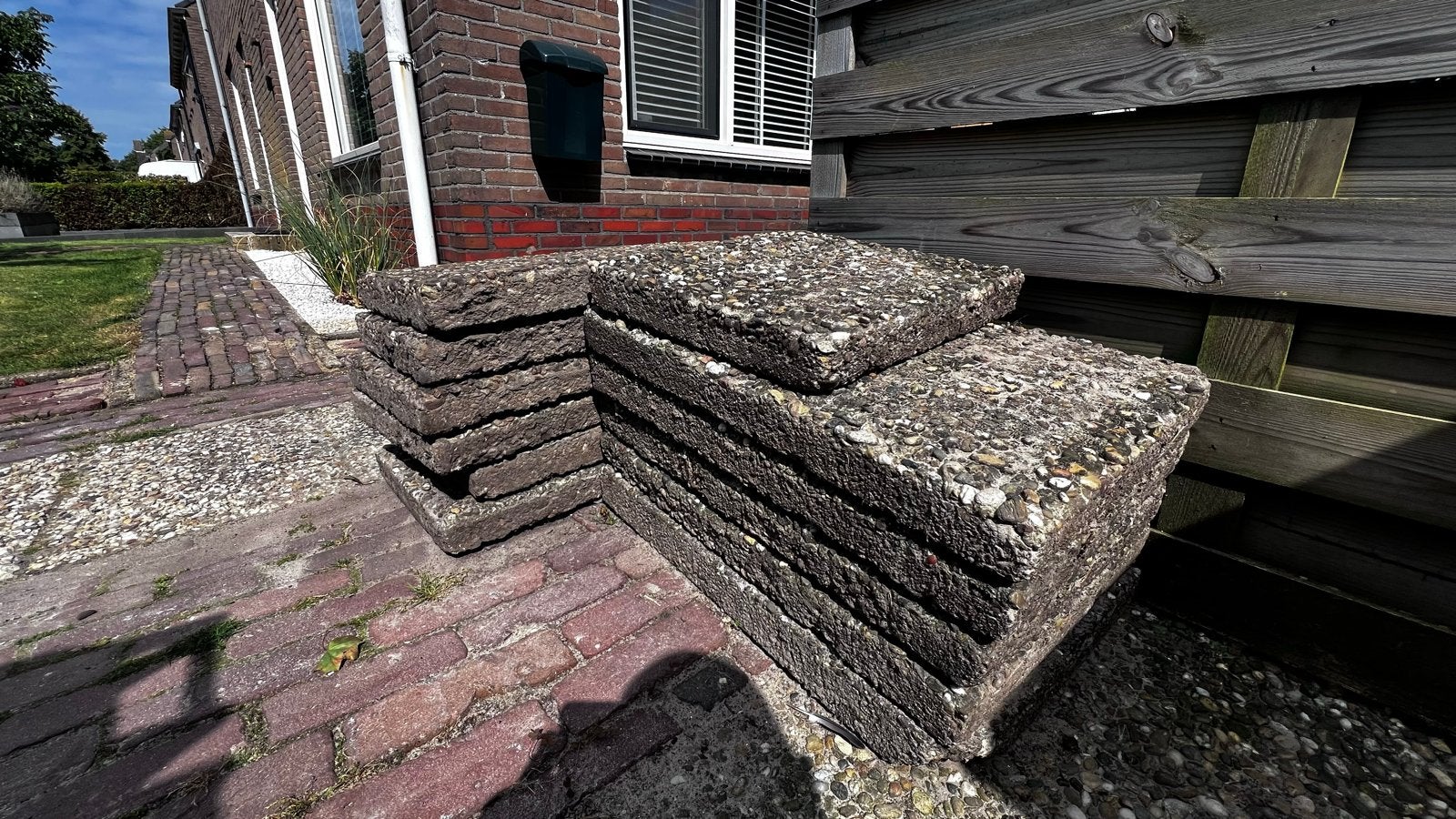 Gebruikte grindtegels, Ophalen, Gebruikt, 10 m² of meer, Beton