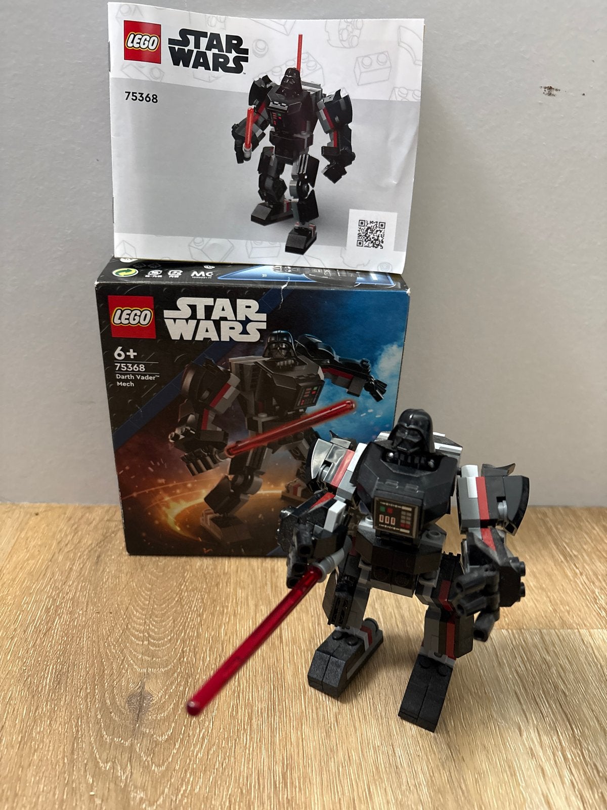 LEGO Star Wars Darth Vader Mech 75368, Ophalen of Verzenden, Zo goed als nieuw, Overige merken