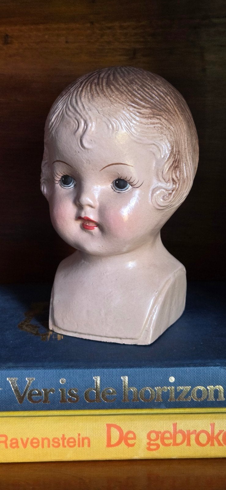 kinderkopje baby kopje hoofd poppenhoofdje !, Ophalen of Verzenden