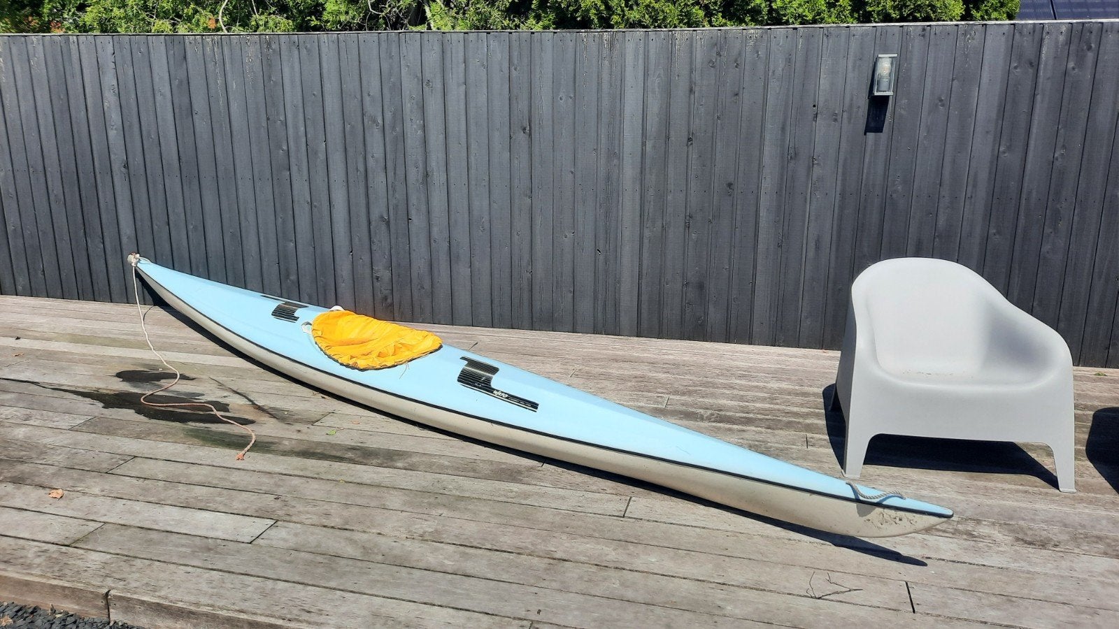 Wato Kajak - Lichtblauw 1-persoons, Watersport en Boten, Ophalen of Verzenden, Gebruikt, 1-persoons